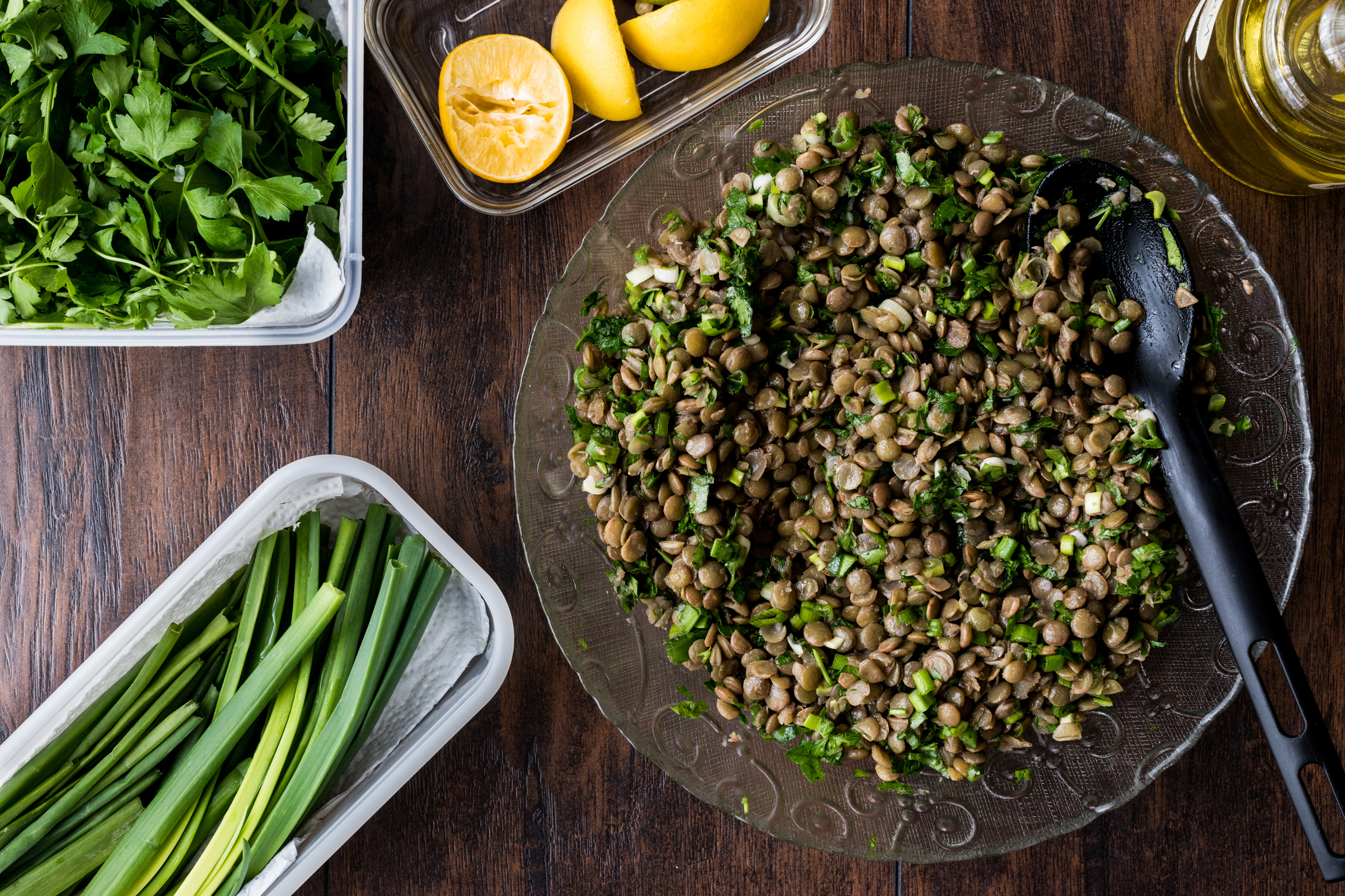 Lentil salad